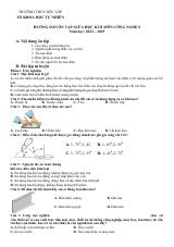 Đề cương ôn tập Giữa kì 2 Công nghệ 8 năm 2024–2025 trường THCS Độc Lập (Thái Nguyên)